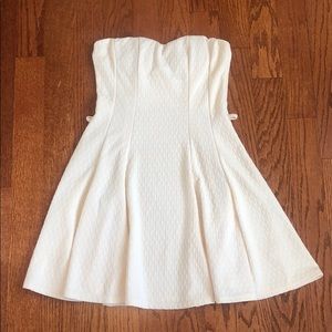 White Strapless Dress